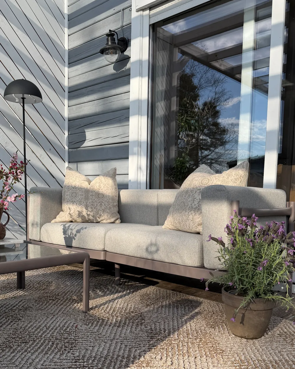 Erweiterungsmodul für Gartensofa FERRETTI Taupe_1072059