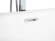 Freistehende Badewanne TESORO 170 x 77 cm Schwarz_779092