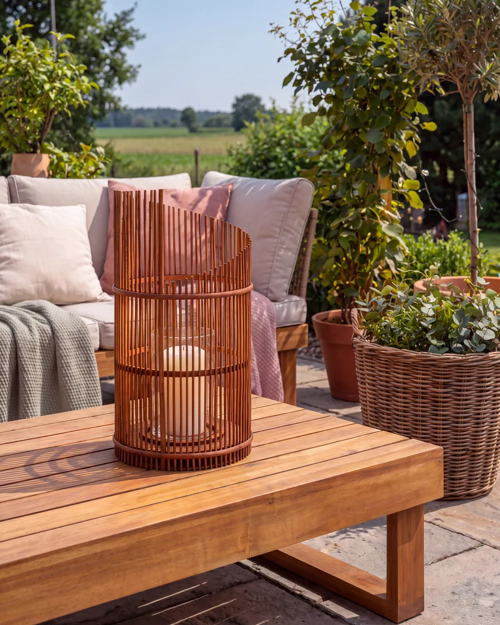 Lantern JAWA 50 cm Bamboo Brown_1149280