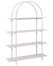 4 Tier Bookcase FREMANTLE 173 cm Beige_1187958