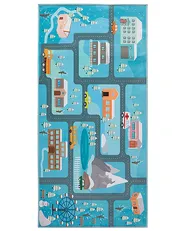 Kids Rug KIGI Blue 80 x 150 cm_754976