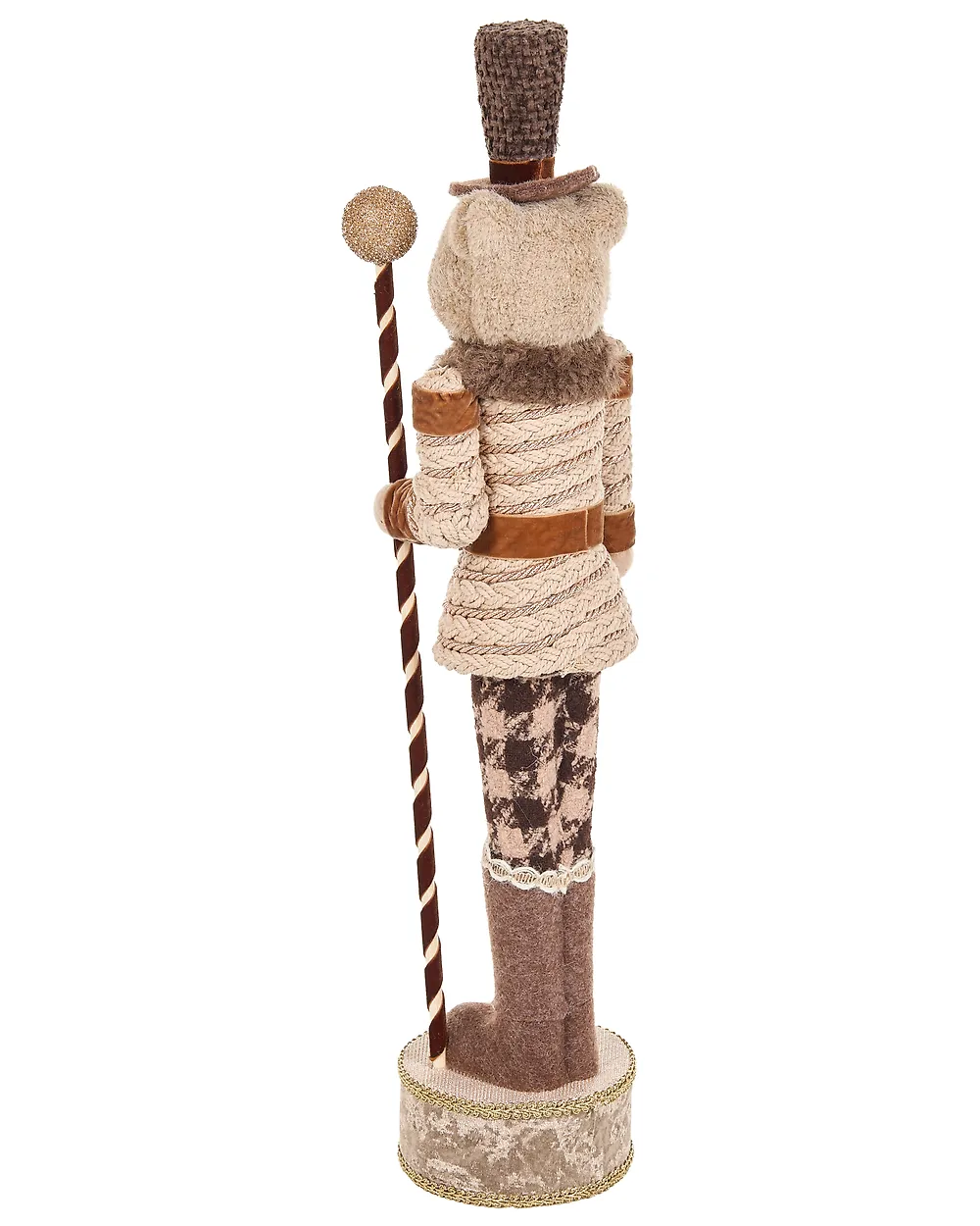 Set od 2 dekorativne figurice HAMARI 66/68 cm Medvjed Subota bež_1156753