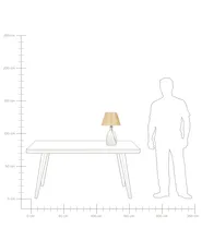 Table Lamp BLANCO Glass Natural_871558