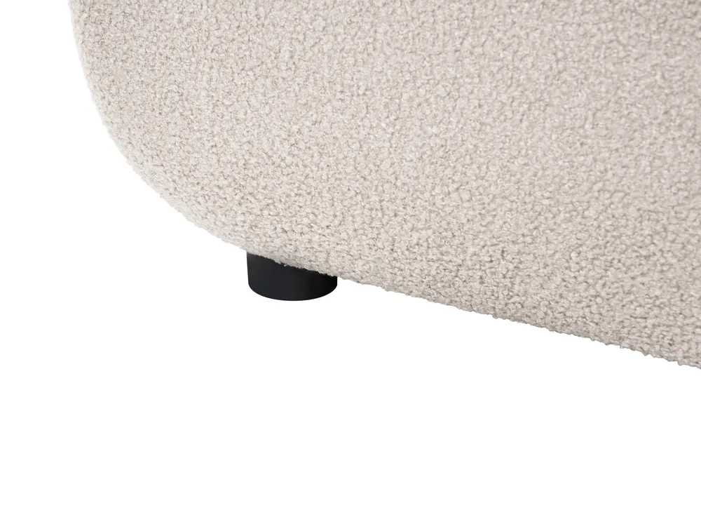 Ottomane SALLA Bouclé Beige_1058084