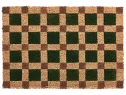 Fußmatte VILLASIS Beige / Grün 40 x 60 cm Kokosfasern_1078990