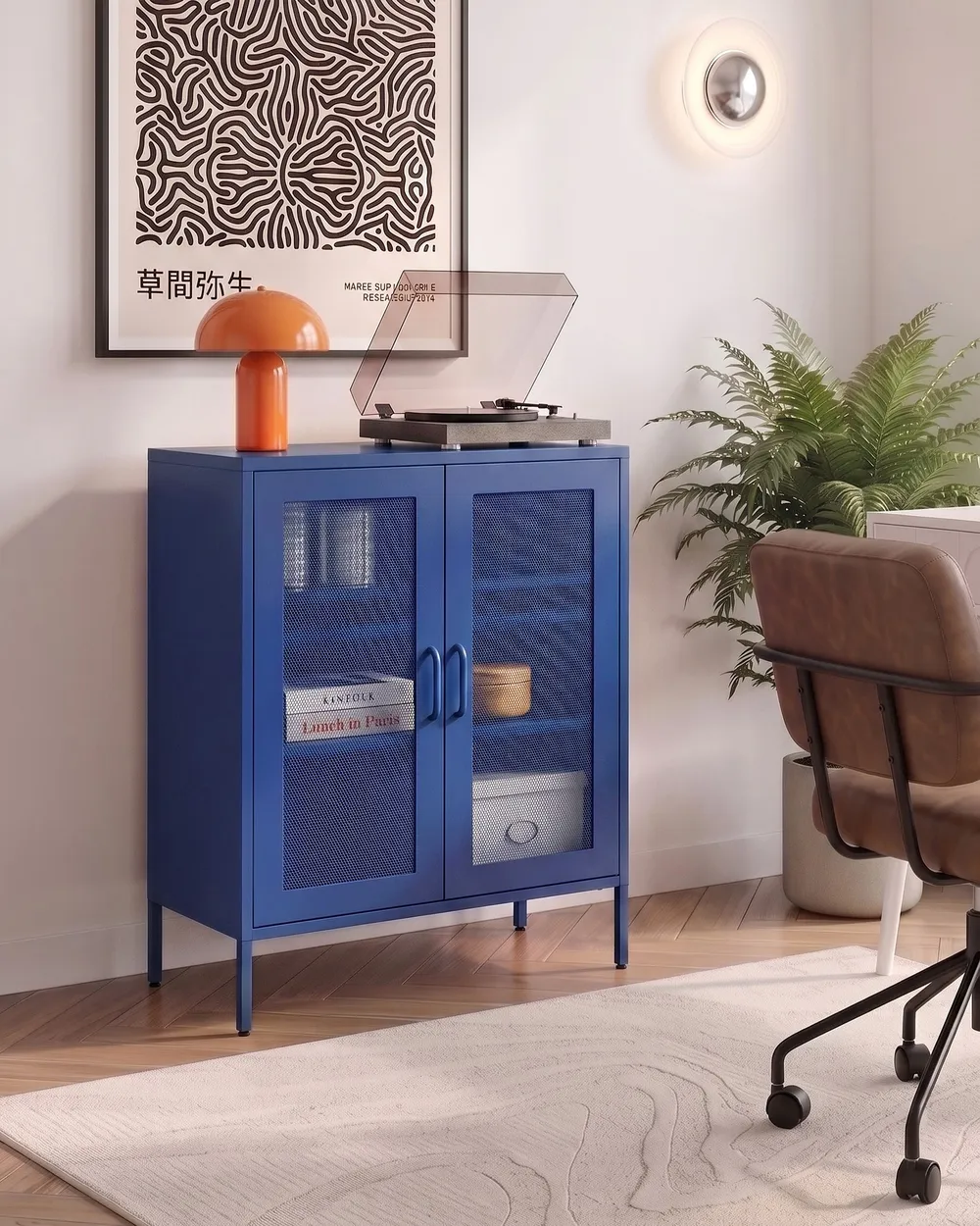 Cabinet WAKATIPU Metal Navy Blue_1116438