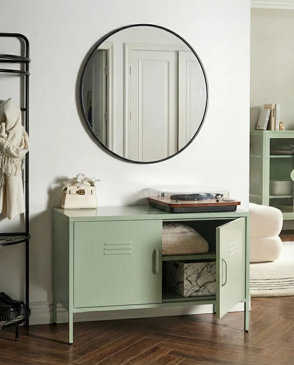 Büroschrank URIA Metall Mintgrün_1046595