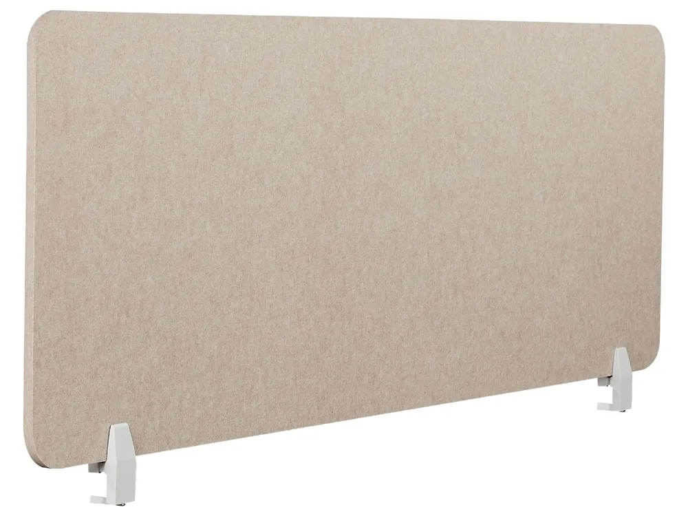 Schreibtischtrennwand SPLIT 160 x 50 cm Beige