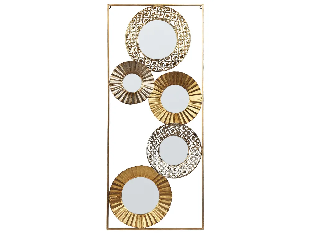 Wandobjekt MAICOBA Metall 90 cm Gold
