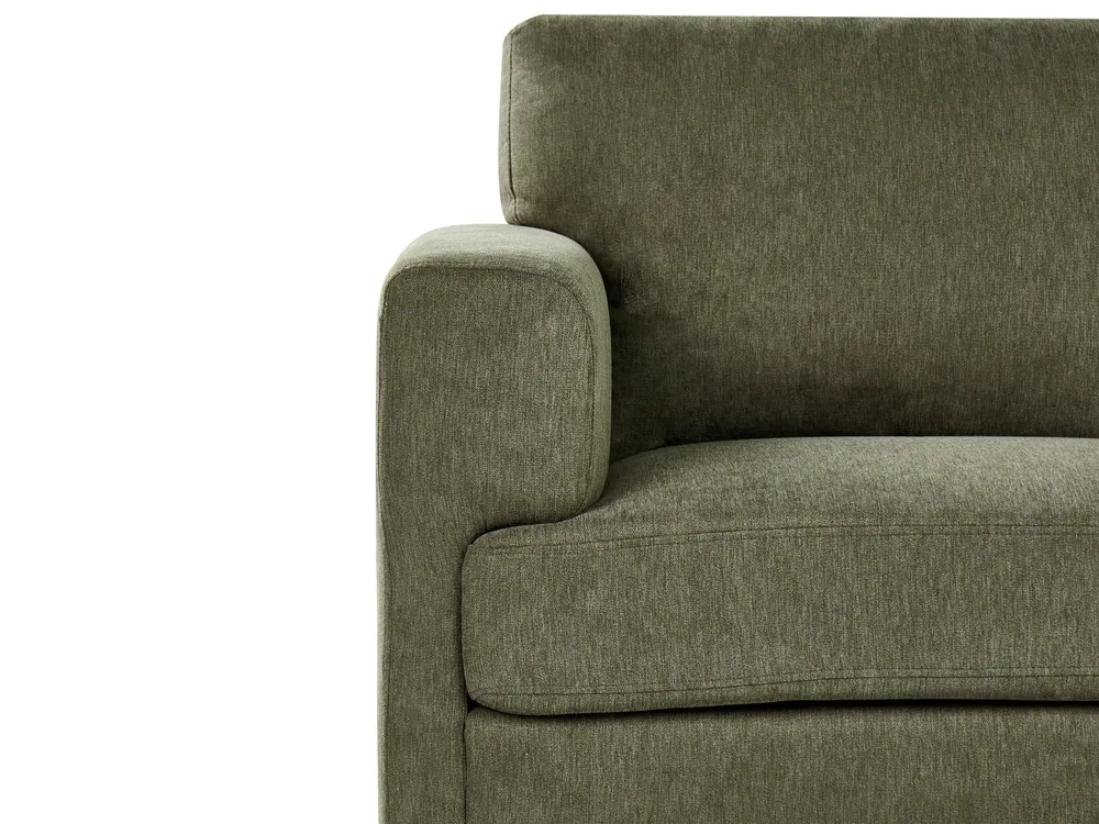 Sofa 3-Sitzer LOUSTO Stoff Grün_1043789