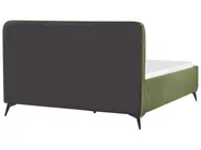 Bett mit Lattenrost Bouclé VALOGNES 160 x 200 cm Dunkelgrün_930551