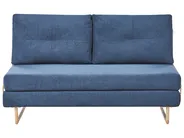 Sofa Bed 3 Seater JERSLEV Fabric Blue_1012907