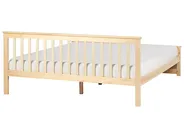 Bett mit Lattenrost Kiefernholz OLENDON 180 x 200 cm Hellbraun_954949