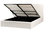 Ottoman Bed BRENON Boucle Off-White 160 x 200 cm (EU King Size)_980328