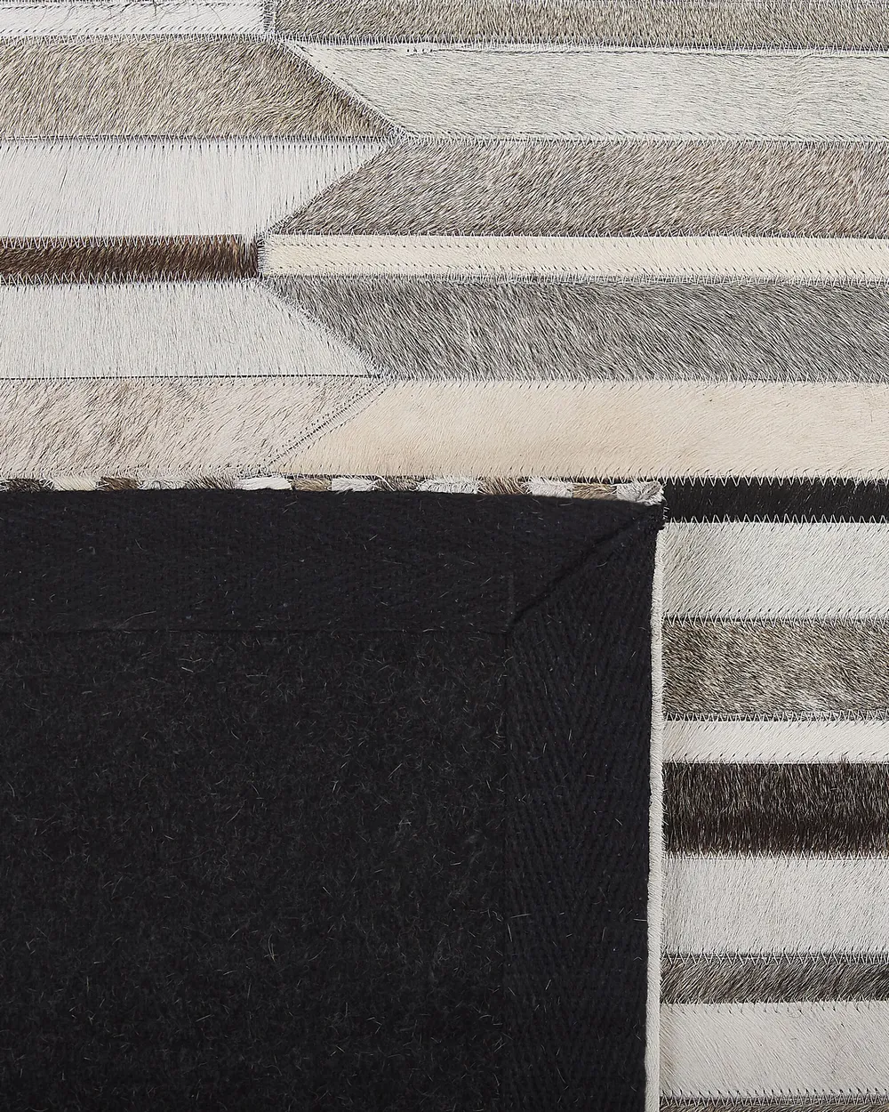 Rug KULALAR Beige 140 x 200 cm Leather_787219