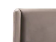 Krevet Samet ARETTE 180 x 200 cm Sivo-bež_875234