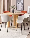 Esszimmerstuhl 2er Set ELIM Hellbeige