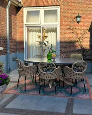Gartentisch ORISTANO 190 cm 100 cm Beton Grau_991860