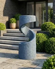 Gartenbrunnen LED WINX Grau_1059566