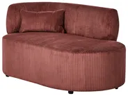 Linksseitige Chaiselongue VANVEY Cord Rot_1004203