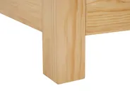 Bed Pine Wood ROYAN 180 x 200 cm (EU Super King) Light Brown_726526