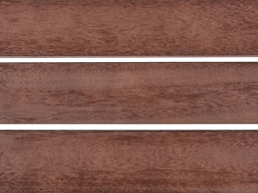 Gartenbank mit Auflage TUSCANIA 160 cm Eukalyptusholz Beige_1119227