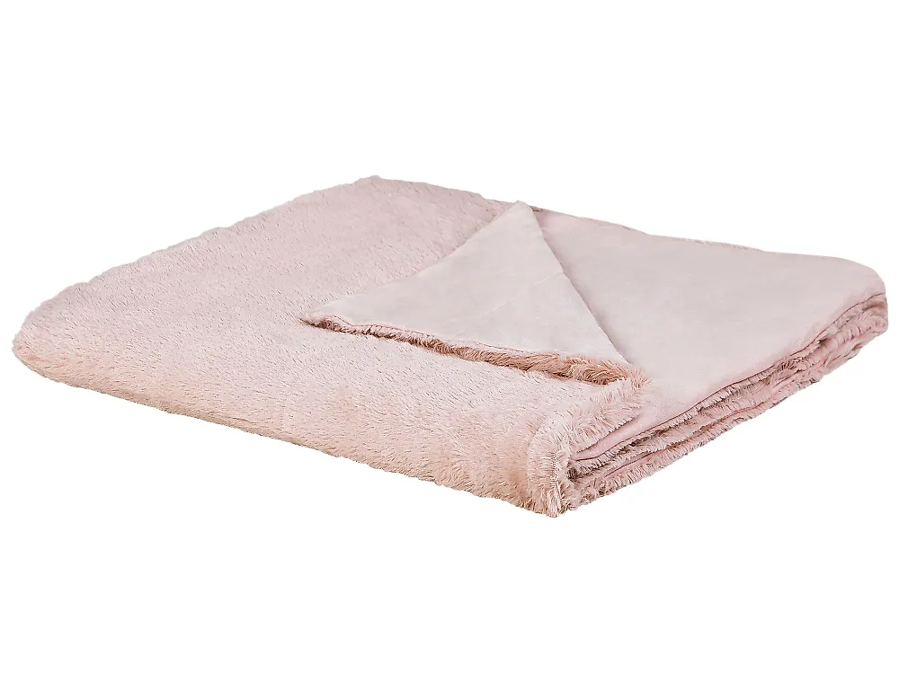 Kuscheldecke GELIK 180 x 200 cm Rosa