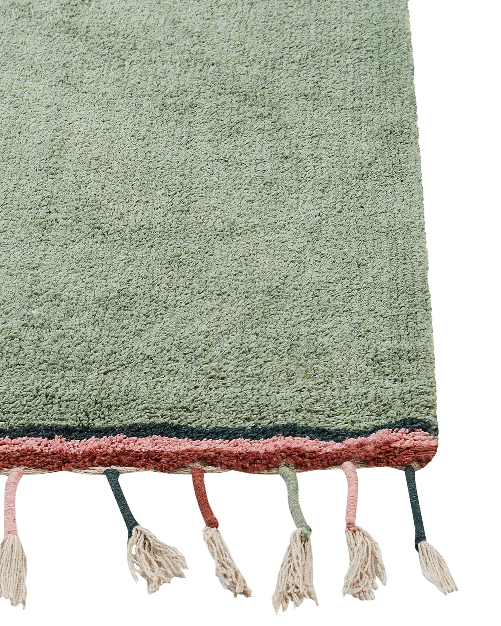 Kids Rug CAPARLI Light Green 140 x 200 cm Cotton_907221