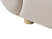 Sofa 2-Sitzer RINGEL Stoff Hellbeige_1025378