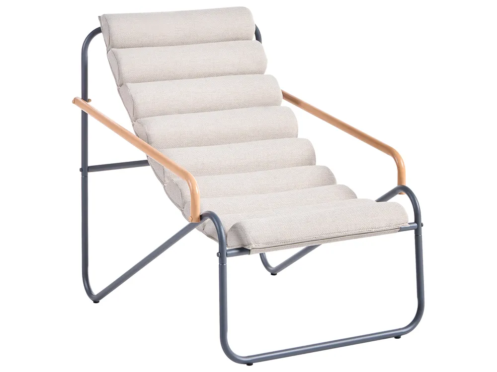 Lounge Set mit Tisch 2-Sitzer PASTO Metall Dunkelgrau_1057480