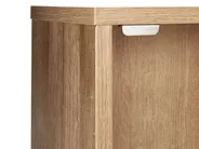Bathroom Wall Mounted Cabinet ROSELL 40 cm Light Brown_952912