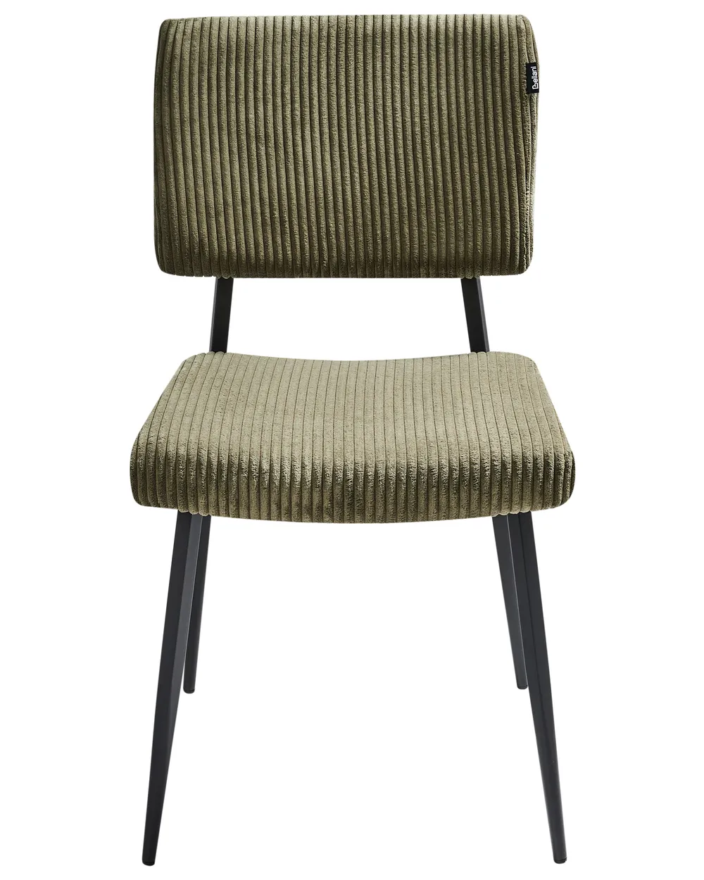 Esszimmerstuhl 2er Set STURGIS Cord Olivgrün_963284