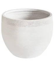 Blumenkübel ZAKROS 38 cm Weiß_856391