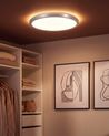 LED Deckenlampe VELORA mit Fernbedienung mit Dimmer Silber