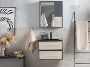 Bathroom Vanity Set TERUEL Grey_820978