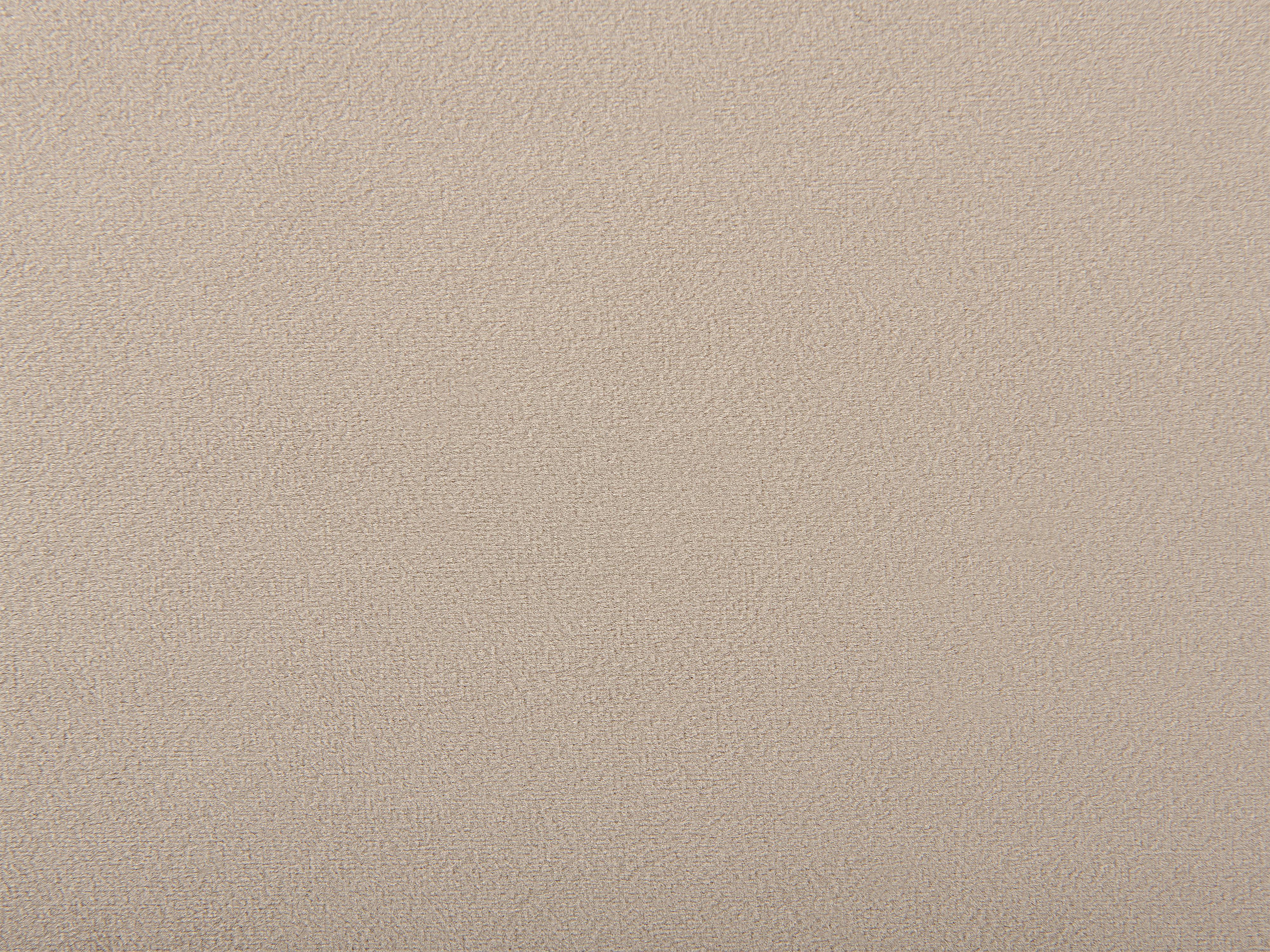 Krevet Samet VALOGNES 160 x 200 cm Sivo-bež_876701