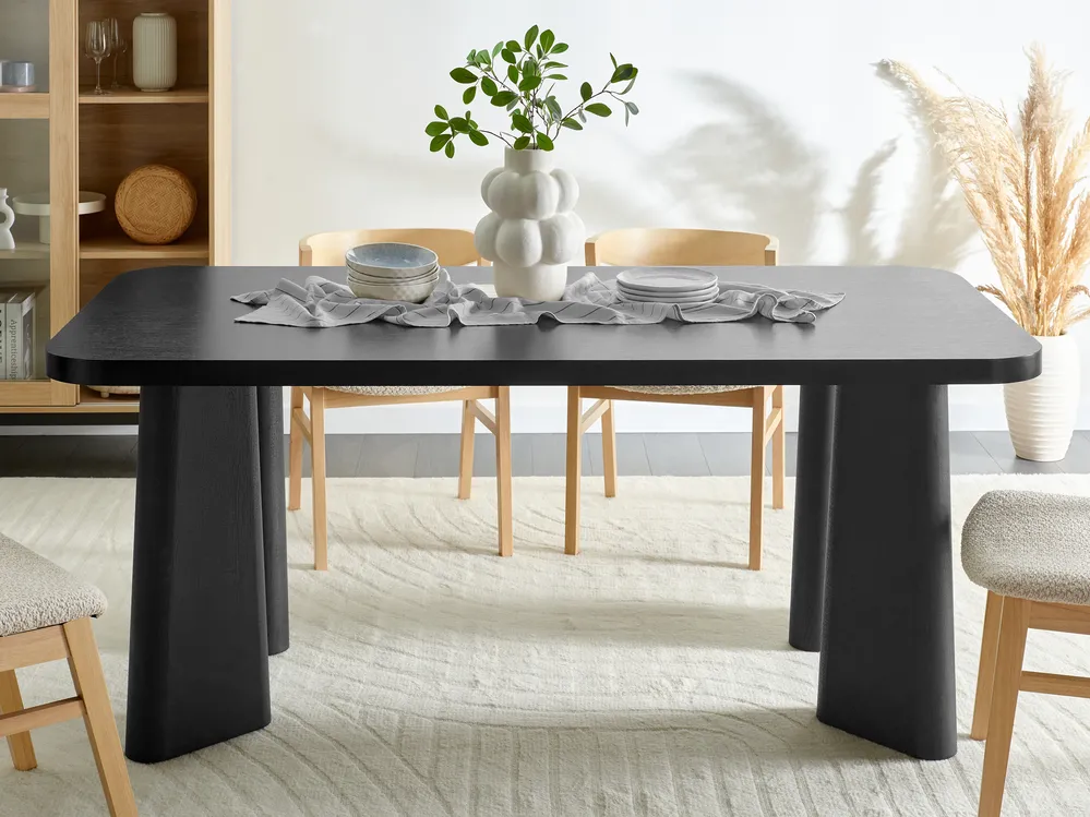 Esstisch ATLIN Schwarz 180 cm 90 cm