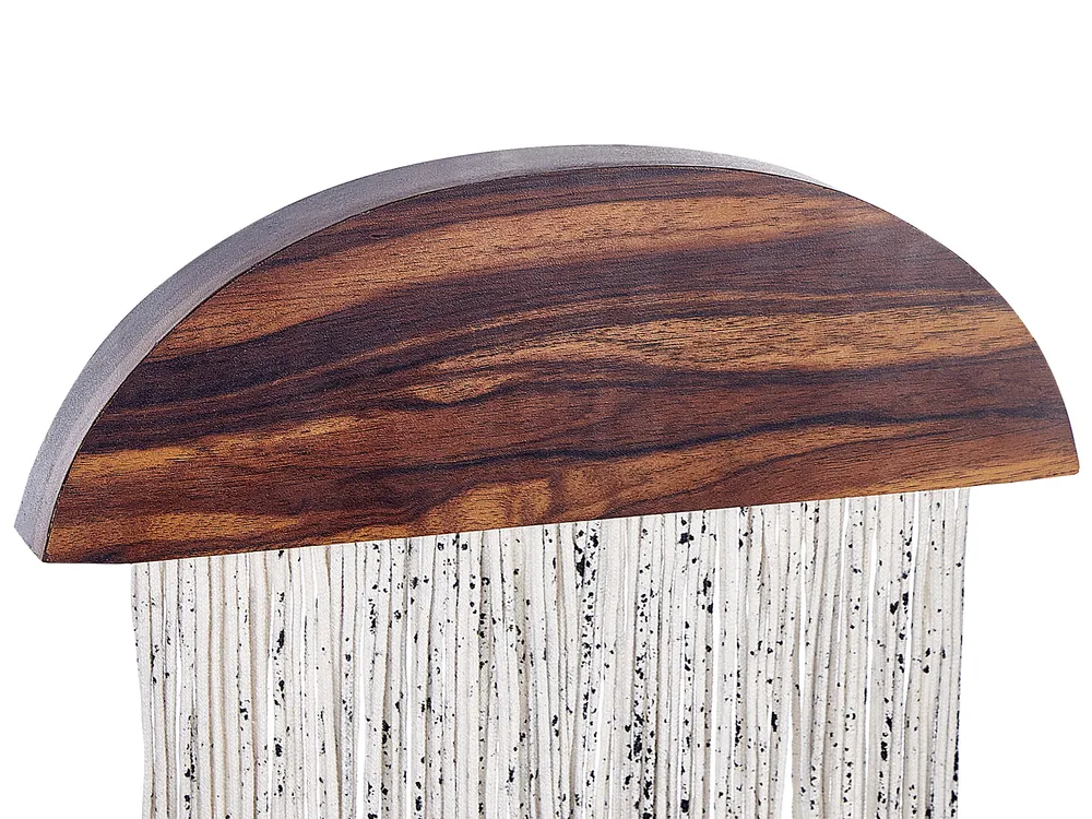 Wall Decor ZIKIRIA Poplar Wood 92 cm Dark Brown_840644