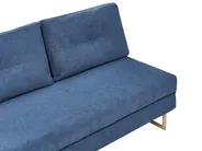 Sofa Bed 3 Seater JERSLEV Fabric Blue_1012915