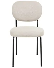 Esszimmerstuhl 2er Set LOLETA Stoff Hellbeige_1040375