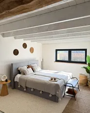 Boxspringbett mit Stauraum ARISTOCRAT Stoff Hellgrau 160 x 200 cm_983184