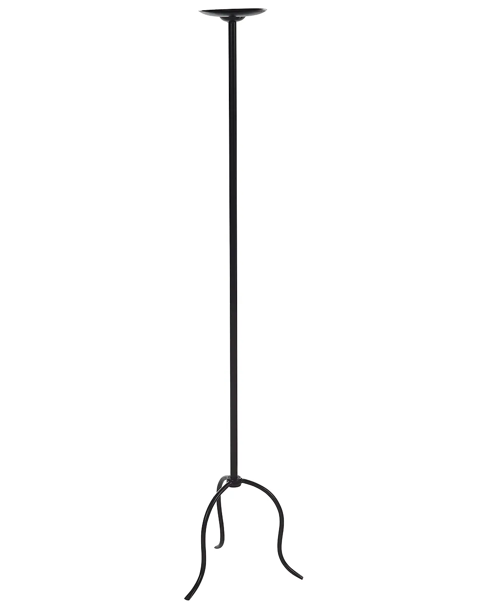 Kerzenständer ALMADA 118 cm Metall Schwarz