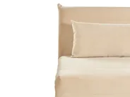 1-Sitzer Schlafsofa SETTEN Samtstoff Beige_874980