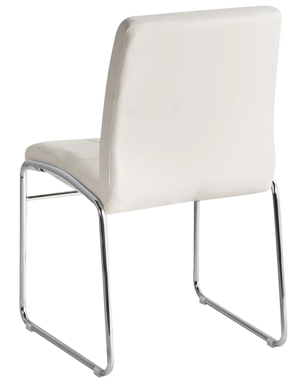 Set of 2 Dining Chairs KIRON Faux Leather White_756888