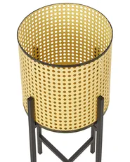 Elevated Plant Pot FALLOPIA 25 cm Metal Beige_933756