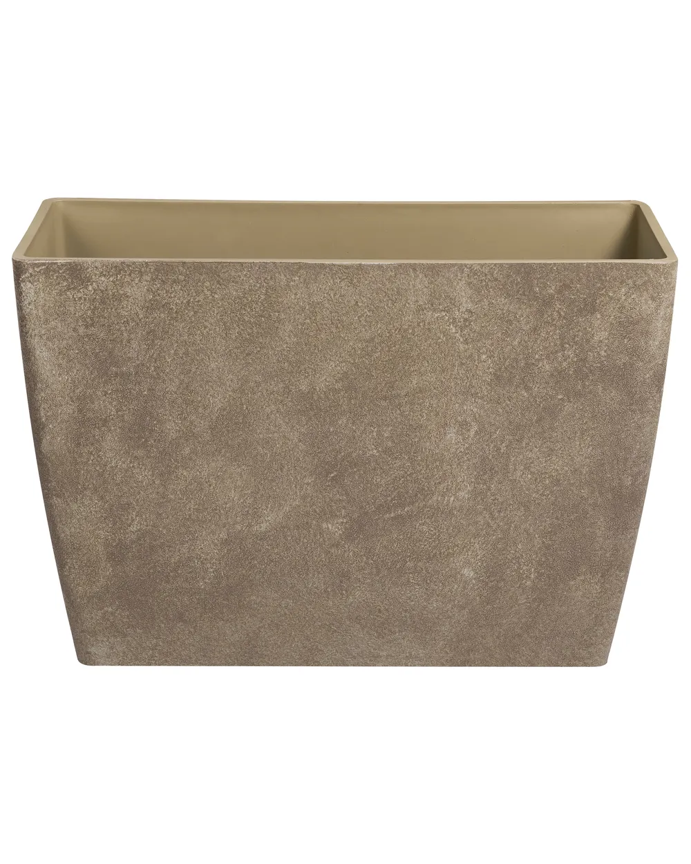 Set of 2 Plant Pots SILENEV 59 cm Brown_1123685