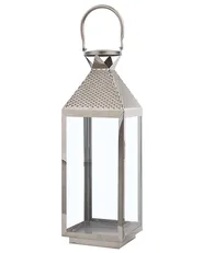Lantern BALI 55 cm Stainless Steel Silver_724043