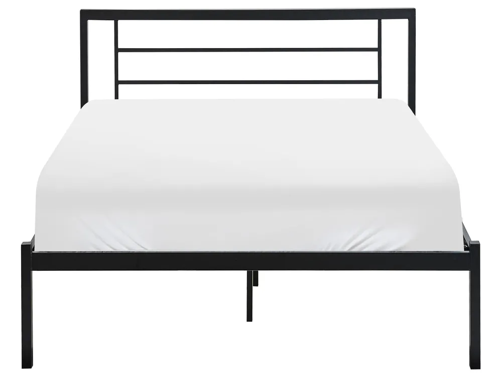 Postelja Kovina CUSSET 120 x 200 cm Črna_1026477