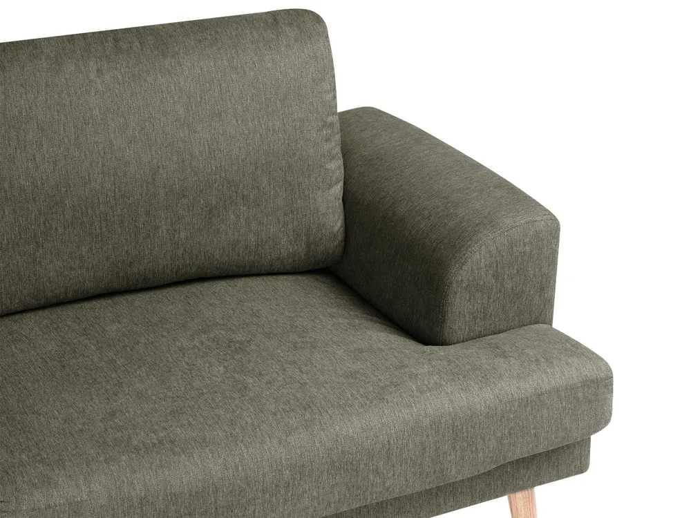 Living Room Set 4 Seater KILDAL Fabric Green_1058856