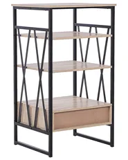 Regal mit 3 Ebenen KEENE 101 cm Hellbraun_826821